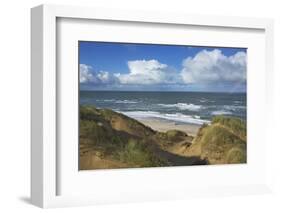 View to the North Sea from the Dunes at the 'Rotes Kliff' Near Kampen on the Island of Sylt-Uwe Steffens-Framed Photographic Print