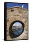 View to the Ramparts and Medina from the Old Fort-Stuart Black-Framed Stretched Canvas