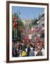 View to the Royal Palace, Norwegian National Day (17th May) Oslo, Norway, Scandinavia, Europe-Gavin Hellier-Framed Photographic Print