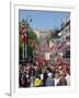 View to the Royal Palace, Norwegian National Day (17th May) Oslo, Norway, Scandinavia, Europe-Gavin Hellier-Framed Photographic Print