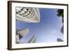 View to the Sky, Wide-Angle, High Rises, Epic Marina, Miami River Walk-Axel Schmies-Framed Photographic Print