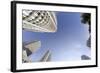 View to the Sky, Wide-Angle, High Rises, Epic Marina, Miami River Walk-Axel Schmies-Framed Photographic Print