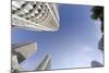 View to the Sky, Wide-Angle, High Rises, Epic Marina, Miami River Walk-Axel Schmies-Mounted Photographic Print