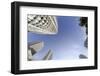 View to the Sky, Wide-Angle, High Rises, Epic Marina, Miami River Walk-Axel Schmies-Framed Photographic Print