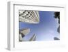 View to the Sky, Wide-Angle, High Rises, Epic Marina, Miami River Walk-Axel Schmies-Framed Photographic Print