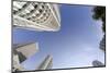 View to the Sky, Wide-Angle, High Rises, Epic Marina, Miami River Walk-Axel Schmies-Mounted Photographic Print