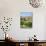 View to Town across Agricultural Landscape, San Gimignano, Tuscany-Nico Tondini-Mounted Photographic Print displayed on a wall