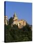 View to Village Houses and Church in the Early Morning, Venasque, Vaucluse, Provence, France-Ruth Tomlinson-Stretched Canvas