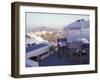 View Toward Caldera, Imerovigli, Santorini, Greece-Connie Ricca-Framed Photographic Print