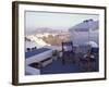 View Toward Caldera, Imerovigli, Santorini, Greece-Connie Ricca-Framed Photographic Print