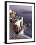 View Toward Caldera, Imerovigli, Santorini, Greece-Connie Ricca-Framed Premium Photographic Print