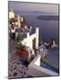 View Toward Caldera, Imerovigli, Santorini, Greece-Connie Ricca-Mounted Photographic Print