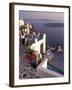 View Toward Caldera, Imerovigli, Santorini, Greece-Connie Ricca-Framed Photographic Print