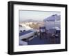 View Toward Caldera, Imerovigli, Santorini, Greece-Connie Ricca-Framed Photographic Print