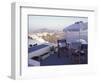 View Toward Caldera, Imerovigli, Santorini, Greece-Connie Ricca-Framed Photographic Print