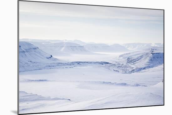 View Toward Rabotbreen, Rabot Glacier, Reindalen Valley-Stephen Studd-Mounted Photographic Print