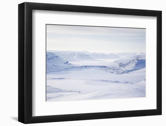 View Toward Rabotbreen, Rabot Glacier, Reindalen Valley-Stephen Studd-Framed Photographic Print