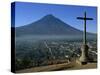 View Towards Agua Volcano, Antigua, Guatemala, Central America-Strachan James-Stretched Canvas