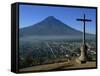 View Towards Agua Volcano, Antigua, Guatemala, Central America-Strachan James-Framed Stretched Canvas