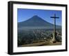 View Towards Agua Volcano, Antigua, Guatemala, Central America-Strachan James-Framed Photographic Print