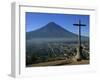 View Towards Agua Volcano, Antigua, Guatemala, Central America-Strachan James-Framed Photographic Print