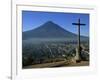 View Towards Agua Volcano, Antigua, Guatemala, Central America-Strachan James-Framed Photographic Print