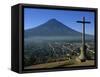 View Towards Agua Volcano, Antigua, Guatemala, Central America-Strachan James-Framed Stretched Canvas