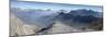 View towards Antelao, Pelmo, Civetta, Marmolada seen from Sella mountain range-Martin Zwick-Mounted Photographic Print