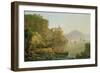 View Towards Atrani on the Amalfi, 1817-Joseph Rebell-Framed Giclee Print