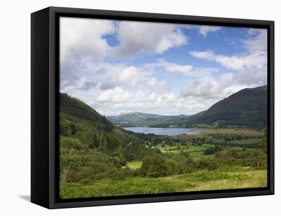View Towards Bassenthwaite Lake from the Whinlatter Pass Road, Near Keswick, Lake District National-Lee Frost-Framed Stretched Canvas
