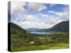 View Towards Bassenthwaite Lake from the Whinlatter Pass Road, Near Keswick, Lake District National-Lee Frost-Stretched Canvas