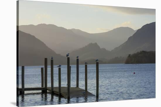 View towards Borrowdale, Derwentwater, Keswick, Lake District National Park, Cumbria, England, Unit-James Emmerson-Stretched Canvas