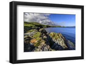 View towards Bressay on a beautiful day, Bay of Ocraquoy, Scotland-Eleanor Scriven-Framed Photographic Print