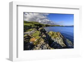 View towards Bressay on a beautiful day, Bay of Ocraquoy, Scotland-Eleanor Scriven-Framed Photographic Print