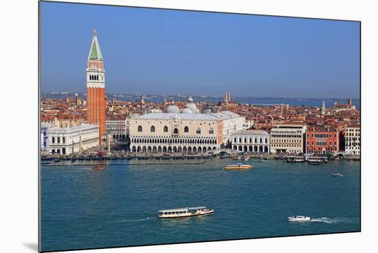 View towards Campanile and Doge's Palace, Venice, UNESCO World Heritage Site, Veneto, Italy, Europe-Hans-Peter Merten-Mounted Photographic Print