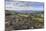 View Towards Chatsworth from Curbar Edge, with Calver and Curbar Villages-Eleanor Scriven-Mounted Photographic Print