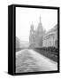 View towards Church of our Saviour on the spilled blood, Saint Petersburg, Russia-Nadia Isakova-Framed Stretched Canvas