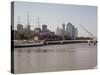 View Towards City Centre from Puerto Madero, Buenos Aires, Argentina, South America-Richardson Rolf-Stretched Canvas