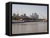 View Towards City Centre from Puerto Madero, Buenos Aires, Argentina, South America-Richardson Rolf-Framed Stretched Canvas