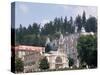 View Towards Colonnade, Marianske Lazne (Marienbad), Czech Republic-G Richardson-Stretched Canvas