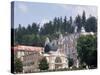 View Towards Colonnade, Marianske Lazne (Marienbad), Czech Republic-G Richardson-Stretched Canvas