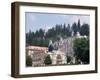 View Towards Colonnade, Marianske Lazne (Marienbad), Czech Republic-G Richardson-Framed Photographic Print