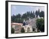 View Towards Colonnade, Marianske Lazne (Marienbad), Czech Republic-G Richardson-Framed Photographic Print