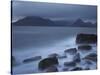 View Towards Cuillin Range from Elgol Beach. Skye, Scotland, October-Pete Cairns-Stretched Canvas