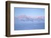 View Towards Dirigenten Mountain and Tenoren across Adventdalen Valley at Sunset-Stephen Studd-Framed Photographic Print