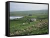 View Towards Doolin Over Countryside, County Clare, Munster, Eire (Republic of Ireland)-Gavin Hellier-Framed Stretched Canvas