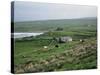 View Towards Doolin Over Countryside, County Clare, Munster, Eire (Republic of Ireland)-Gavin Hellier-Stretched Canvas