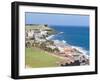View towards El Morro from Fort San Cristobal in San Juan, Puerto Rico-Jerry & Marcy Monkman-Framed Premium Photographic Print