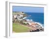 View towards El Morro from Fort San Cristobal in San Juan, Puerto Rico-Jerry & Marcy Monkman-Framed Premium Photographic Print