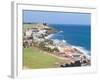 View towards El Morro from Fort San Cristobal in San Juan, Puerto Rico-Jerry & Marcy Monkman-Framed Photographic Print